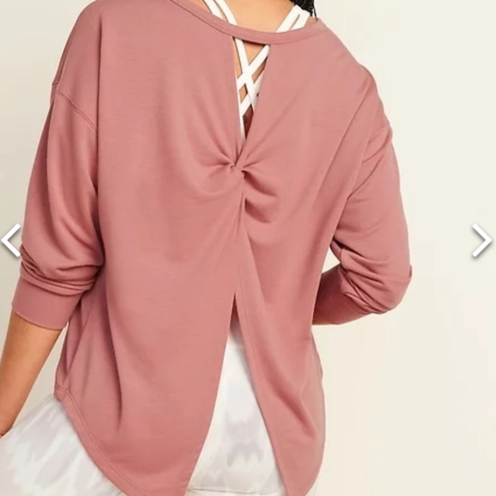 Old Navy Split Back Keyhole Sweatshirt